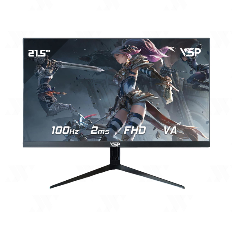 Màn hình máy tính LCD VSP V2212S Đen | 21.5inch/Full HD/Tấm nền VA/100Hz Chính Hãng