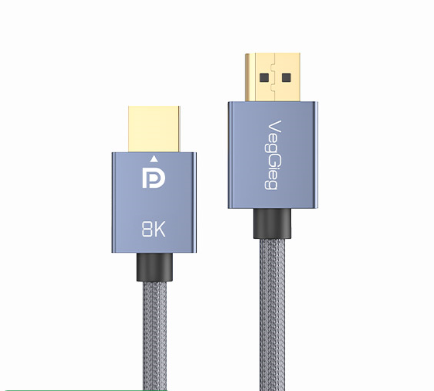 CÁP DISPLAYPORT CHUẨN  1.4 HỖ TRỢ 8k DÀI 1.5M-5M VEGGIEG (1.5M)