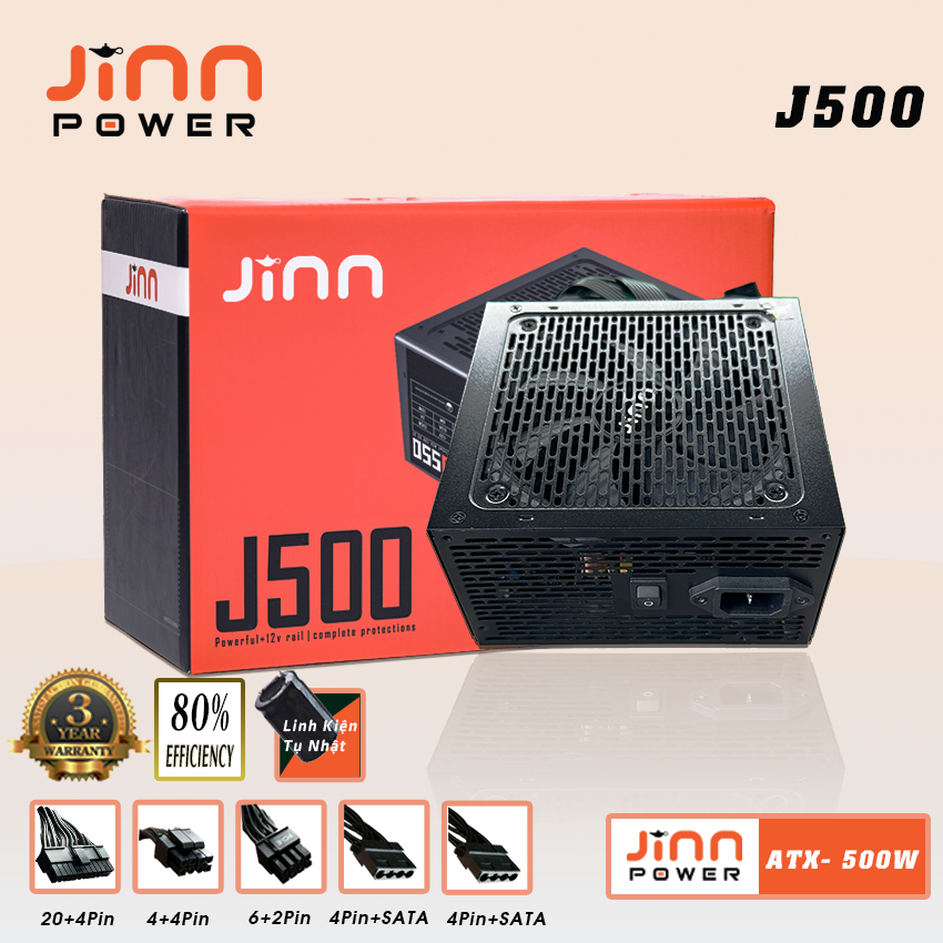 Nguồn Jinn J500 500W ATX