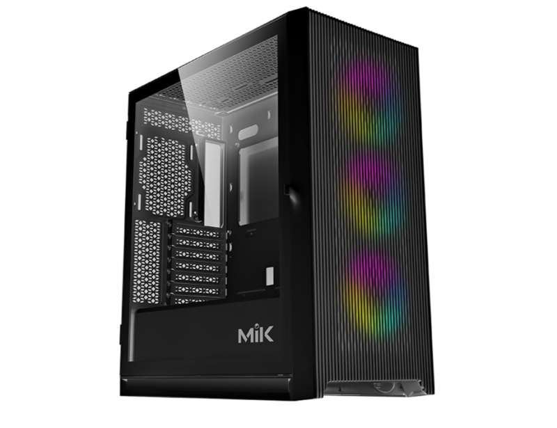 Thùng máy Case MIK STORM 360 Black | Đen