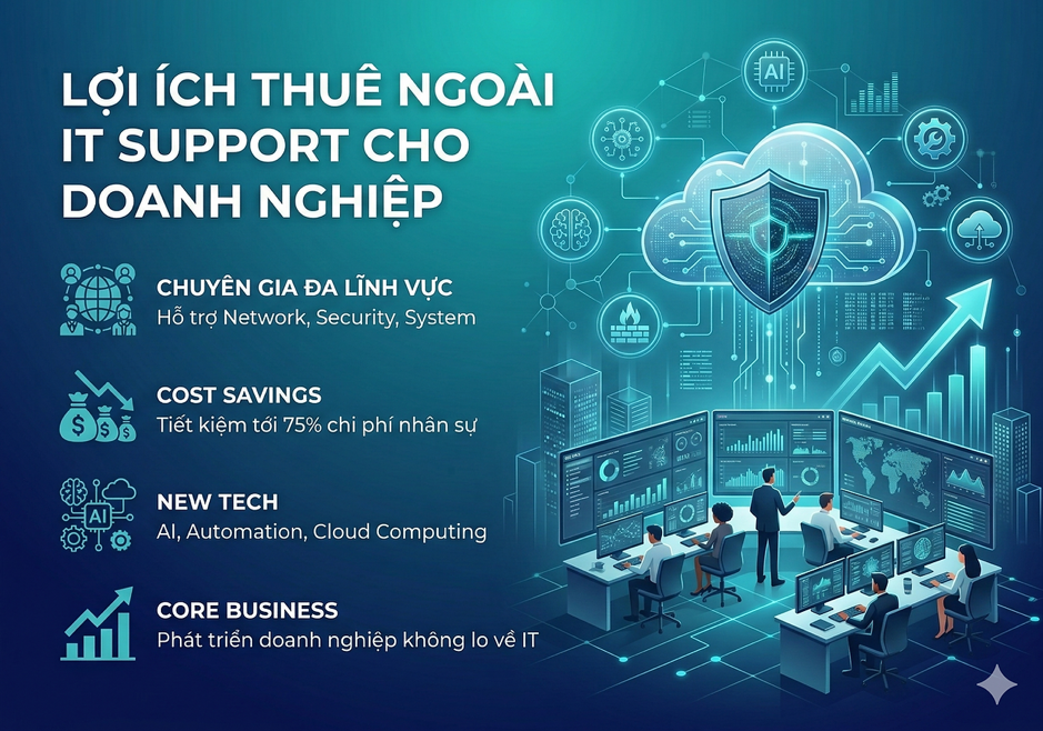 CUNG CẤP DỊCH VỤ IT CHO DOANH NGHIỆP